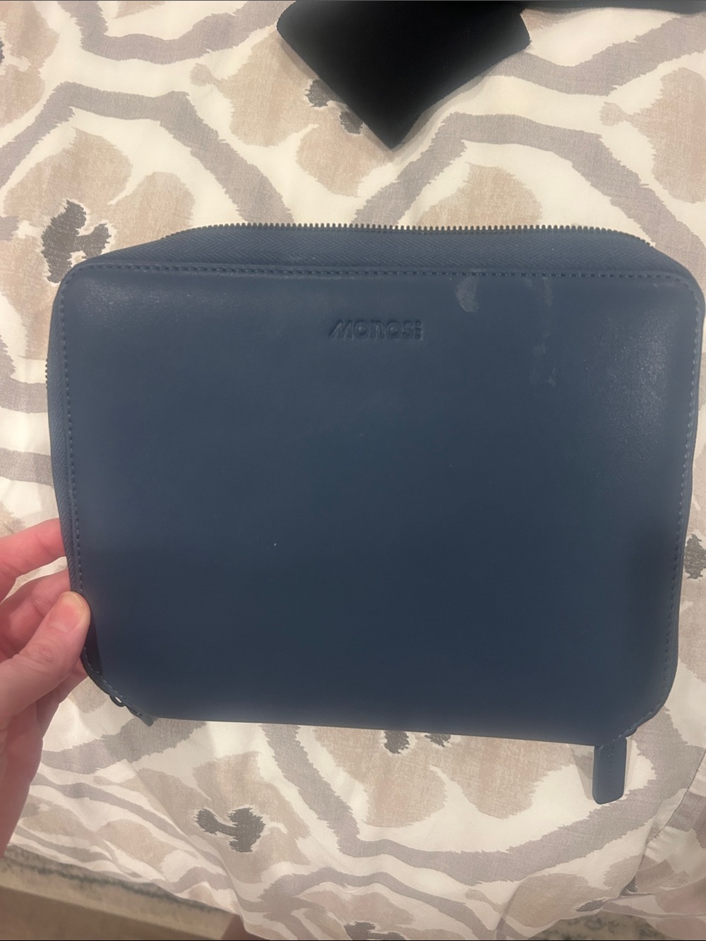 Monos Navy Zip-Around Travel Organizer